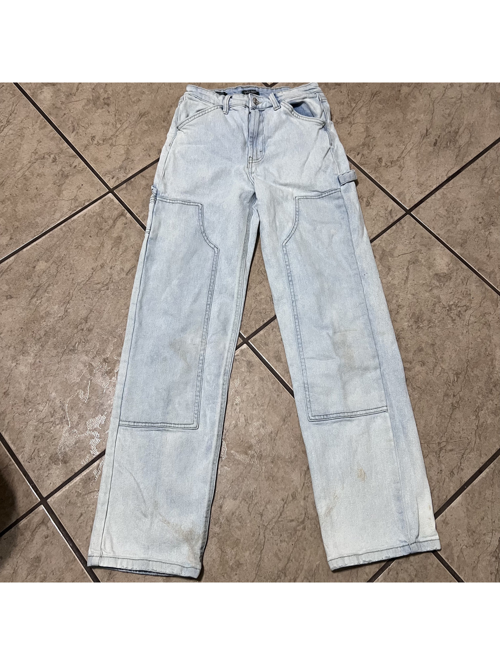 Wild Fable Womens Double Knee Carpenter Utility Workwear Outdoors Mid Rise Sz 0